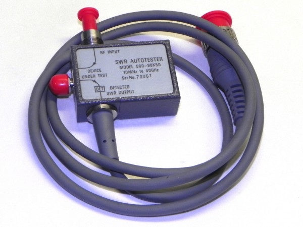 Wiltron 560-98KF50 SWR Autotester, 10 MHz to 40 GHz, 30 dB Directivity (Pre-Owned)