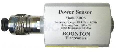 Boonton 51075A Wide Dynamic Range CW Power Sensor, 500 kHz to 18 GHz (Pre-Owned)