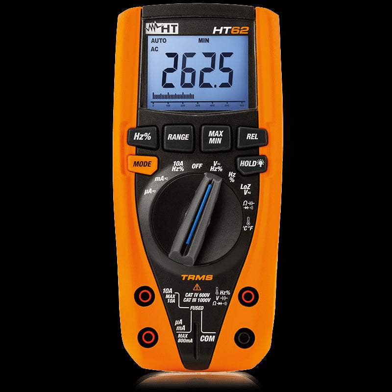 HT Italia HT62 CAT IV 6000 Counts True-RMS Multimeter