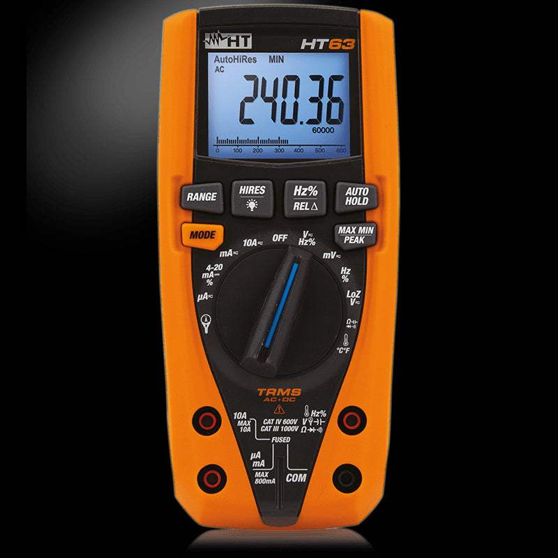 HT Italia HT63 CAT IV 60000-Count TRMS Multimeter