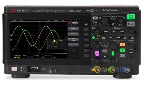Keysight DSOX1202A 70/100/200 MHz 2-Channel Oscilloscope (Pre-Owned)