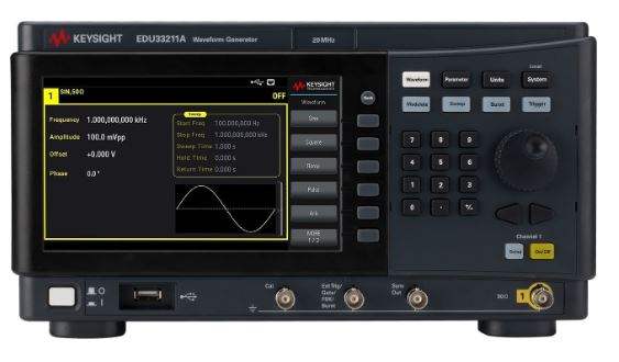 Keysight EDU33211A 20 MHz Single-Channel Function / Arbitrary Waveform Generator (Pre-Owned)