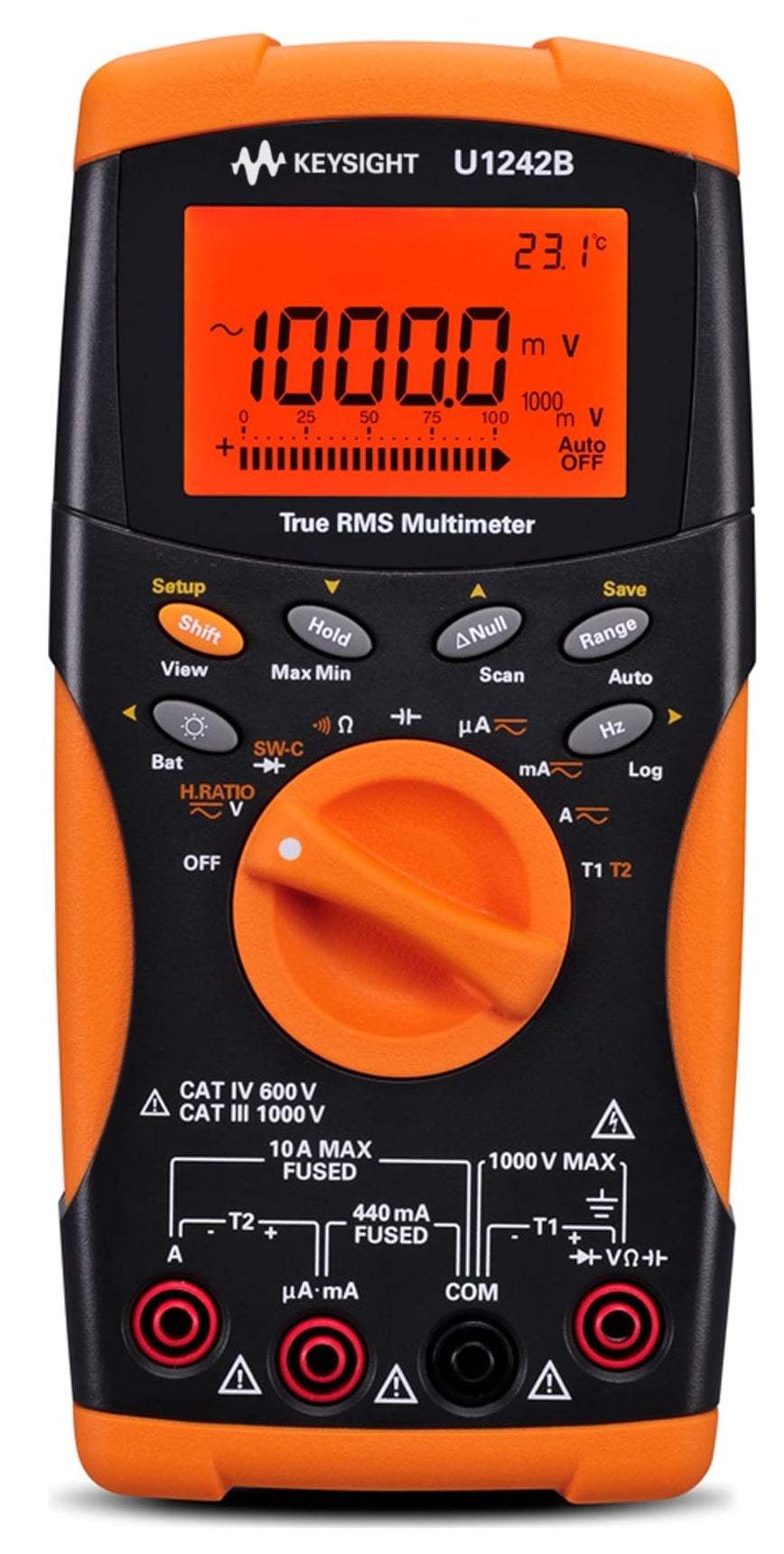 KEYSIGHT U1242B ハンドヘルド デジタルマルチメーター U1242B Keysight Technologies 1 kV 1 kV 4.5 Digit Handheld