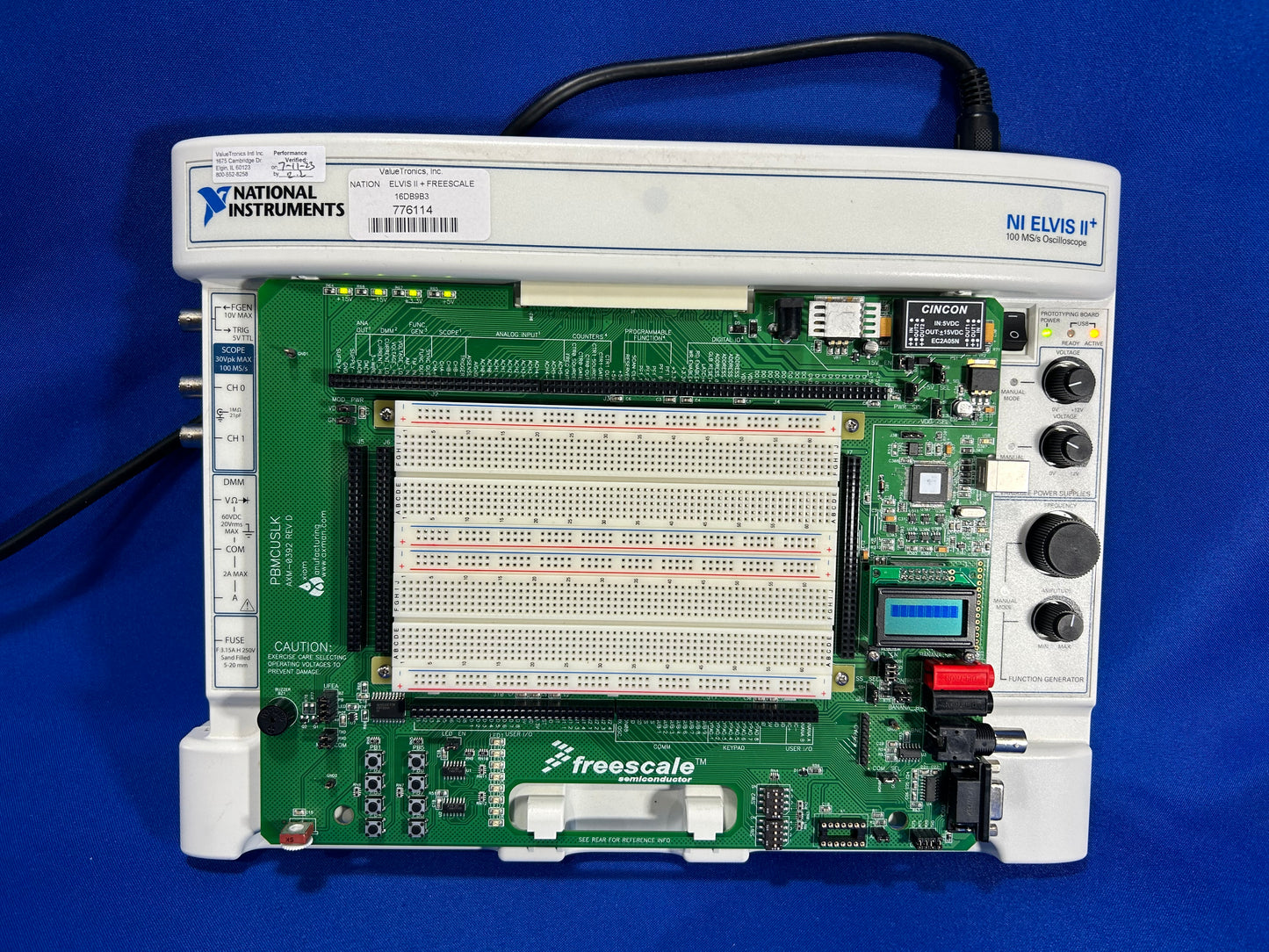 ELVIS II + FREESCALE National Instruments Workstation Used