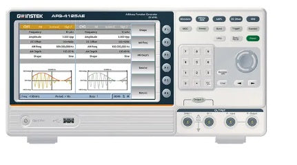 AFG-4125AE GW Instek 25MHz, Single Channel Arbitrary Function Generator with Built-In Amplifier, 125 MSa/s-ValueTronics