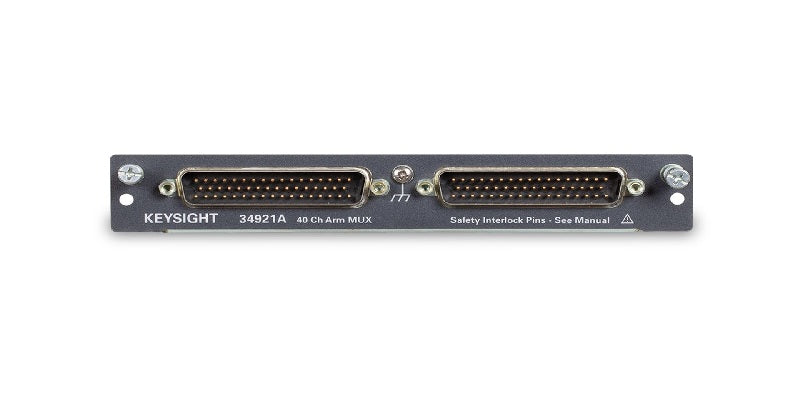 Keysight 34921A 40-Channel Armature Multiplexer with Low Thermal Offset Module for 34980A