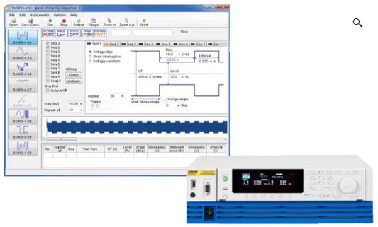 Kikusui SD009-PCR-LE/WE Power Line Disturbance Immunity Testing Software-ValueTronics