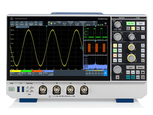 MXO34-10PK Rohde & Schwarz Digital Oscilloscope with MXO3-PK1 Application Bundle NEW-ValueTronics