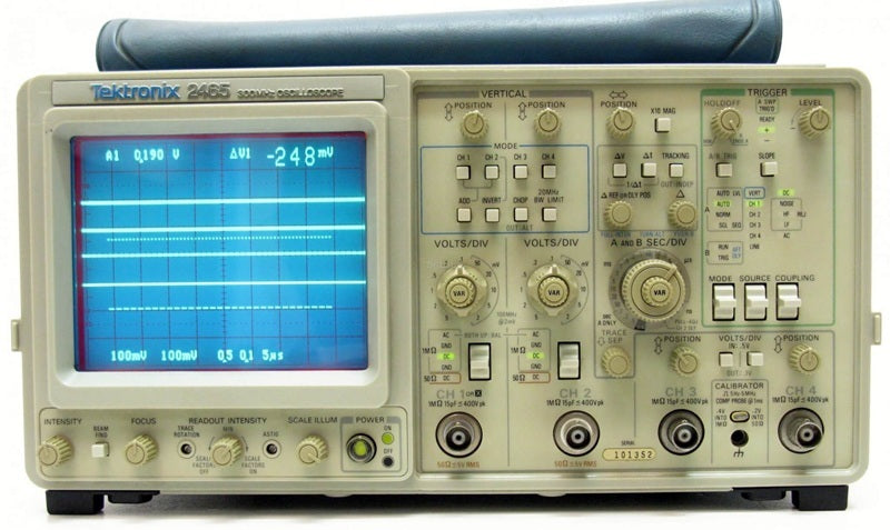 2465A Tektronix Analog Oscilloscope Used