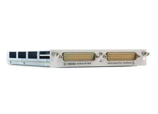 Keysight 34925A 40/80-Channel Optically Isolated FET Multiplexer Module for 34980A (Pre-Owned)
