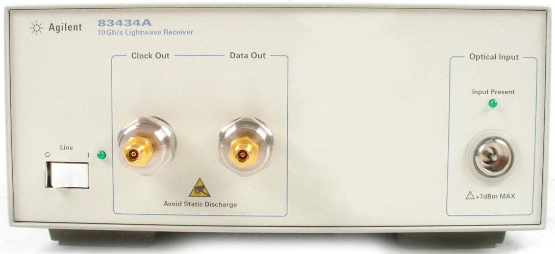 Agilent 83434A 10 Gb/s Lightwave Receiver (Pre-Owned)