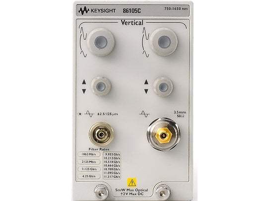 Agilent 86105C 9 GHz Optical / 20 GHz Electrical Plug-in Module (Pre-Owned)