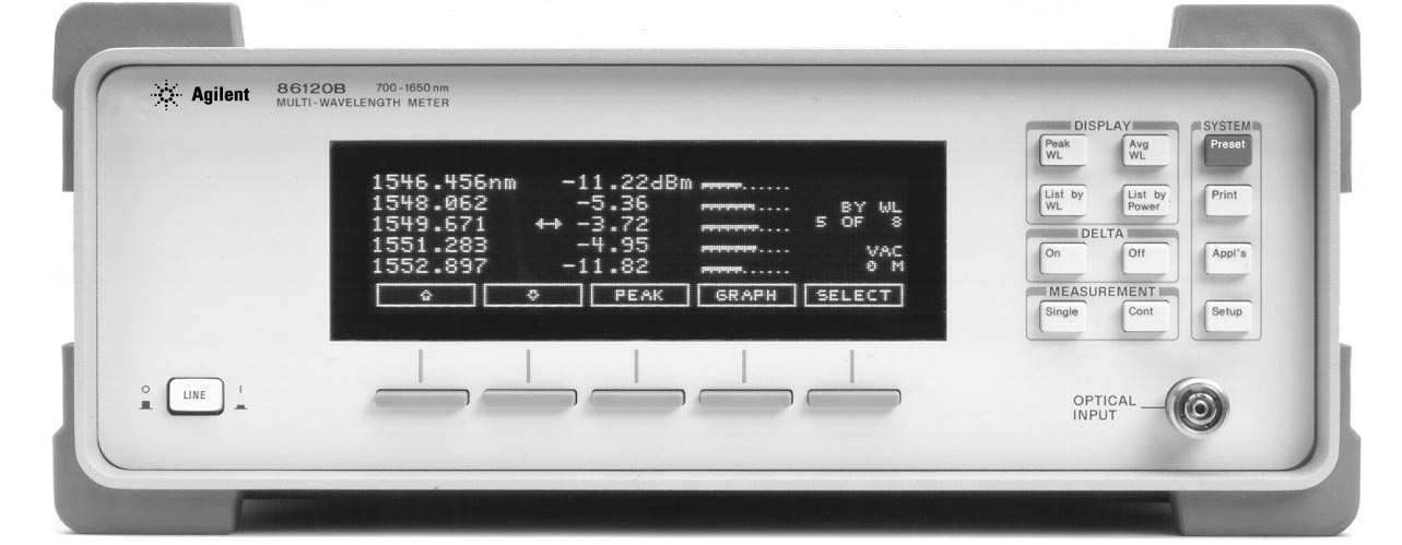 86120B Agilent Optical Meter Used