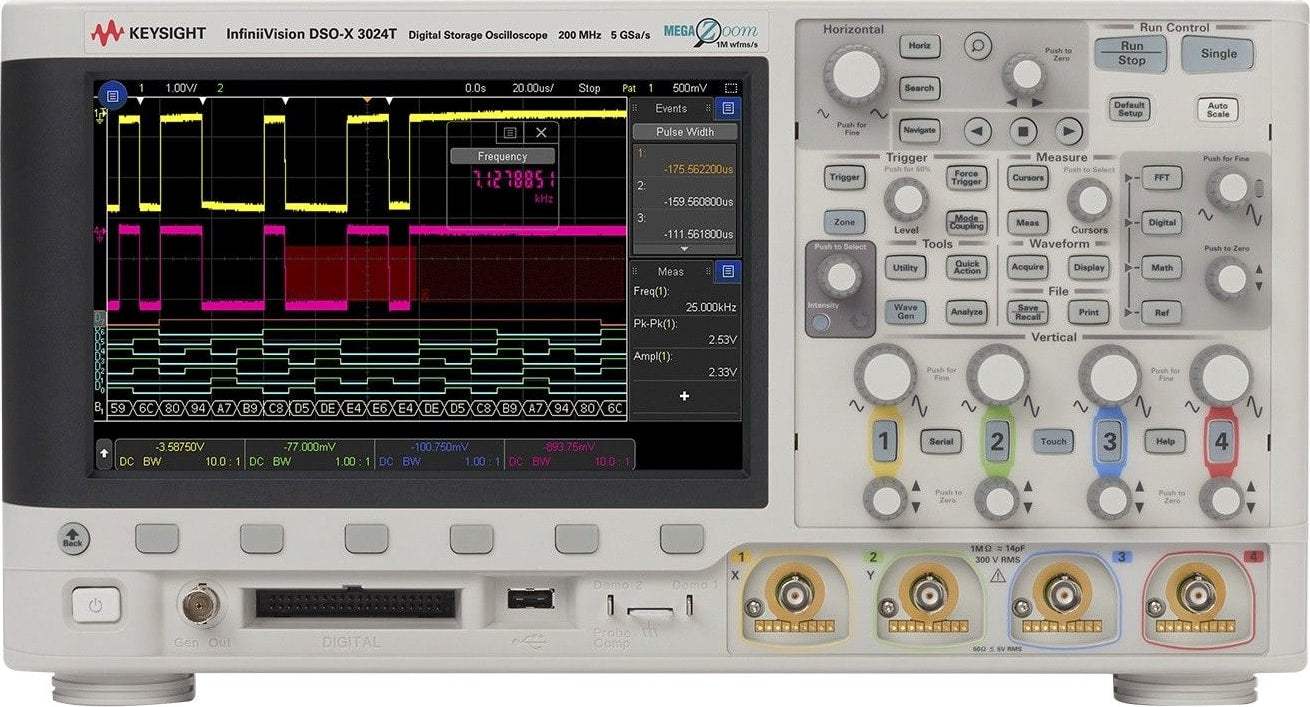 DSOX3024T Agilent Digital Oscilloscope Used