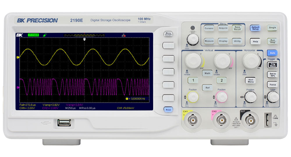 2190E BK Precision Digital Oscilloscope