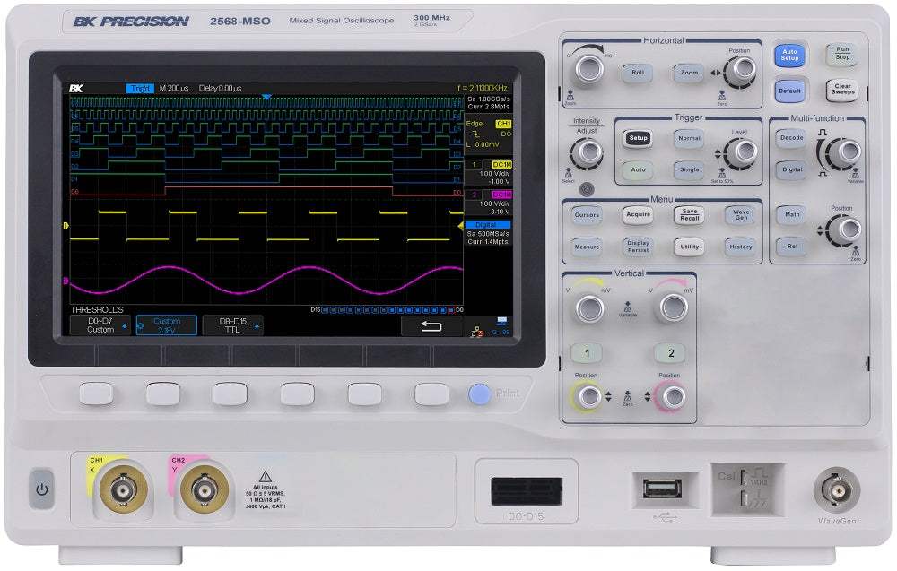 2568-MSO BK Precision Mixed Signal Oscilloscope