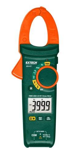 Extech MA445 True RMS 400A AC/DC Clamp Meter with NCV | ValueTronics