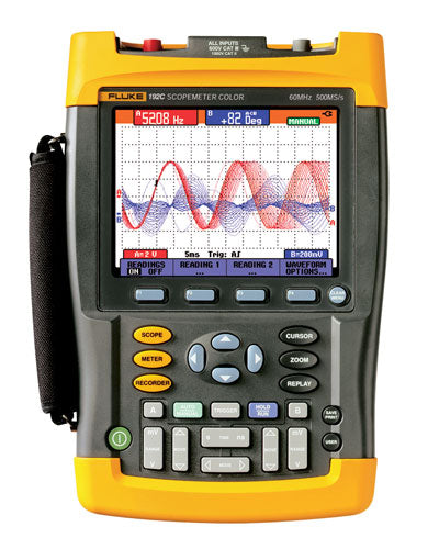 192C Fluke Handheld Digital Oscilloscope ScopeMeter Used