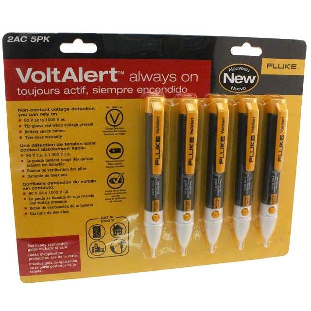 FLK2AC/90-1000V5PK Fluke Voltage Detector