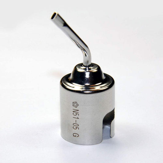 N51-05 Hakko Bent Hot Air Nozzle, 1.5 x 3mm New-ValueTronics