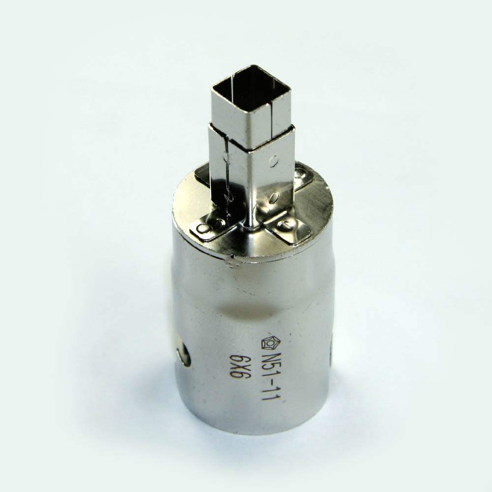 N51-11 Hakko BGA Hot Air Nozzle, 6 x 6 mm New