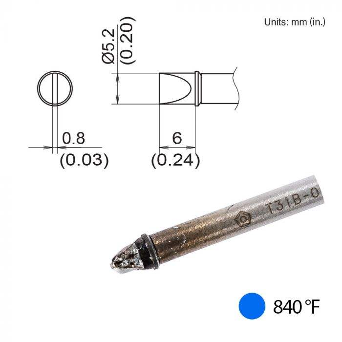 T31B-01D52 Hakko Soldering Tip New