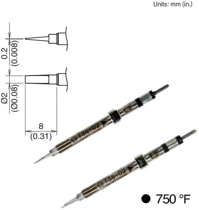 T38-02L2 Hakko Hot Tweezer New