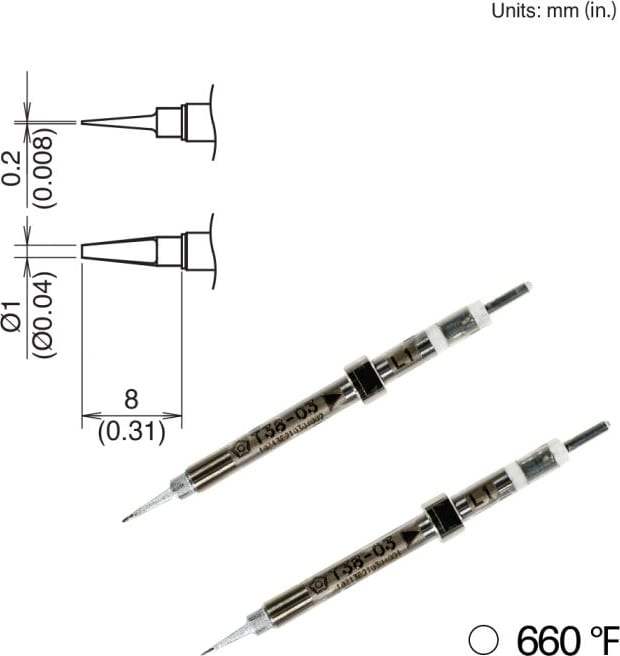 T38-03L1 Hakko Hot Tweezer New