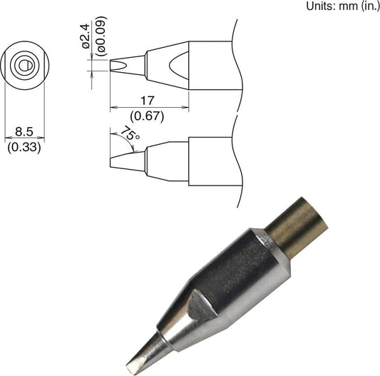 TX2-XNC24 Hakko Soldering Tip New-ValueTronics