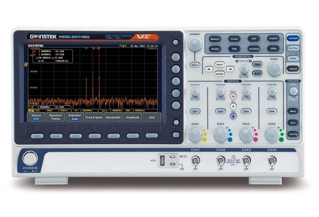 MDO-2074EG Instek Mixed Domain Oscilloscope New