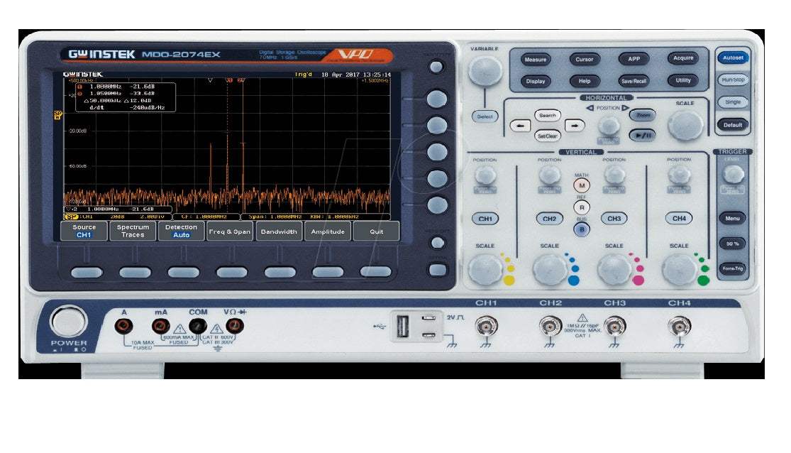 MDO-2074EX Instek Mixed Domain Oscilloscope New