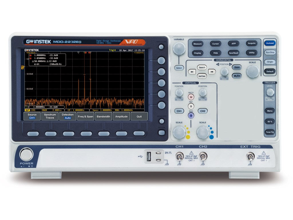 MDO-2204EG Instek Mixed Domain Oscilloscope New