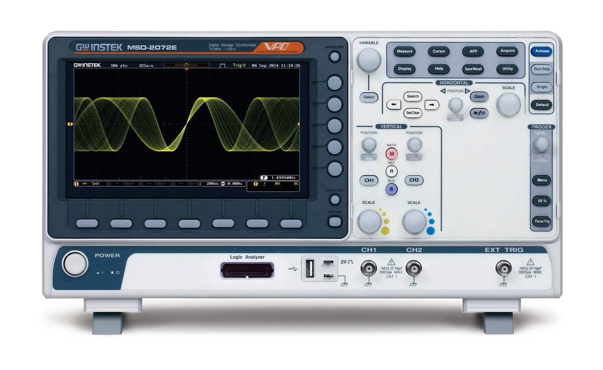 MSO-2072E Instek Mixed Signal Oscilloscope New