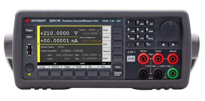 Keysight B2911B 210 V Precision Source/Measure Unit (1-Channel)