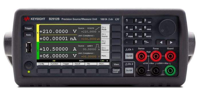 Keysight B2912B 210 V Precision Source/Measure Unit (2-Channel)
