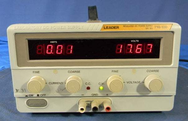 718-10D Leader DC Power Supply Used