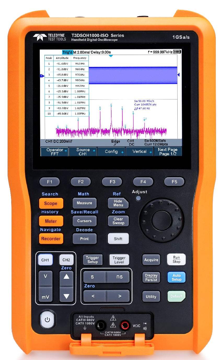 T3DSOH1102-ISO Teledyne LeCroy Handheld Digital Oscilloscope