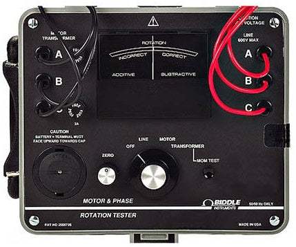 560400 Megger Phase Rotation Tester