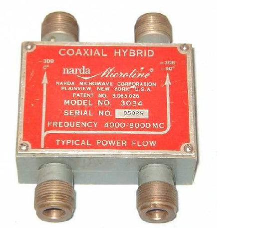 3034 Narda Directional Coupler Used-ValueTronics
