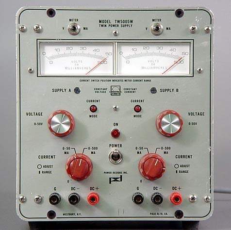 TW5005W Power Designs DC Power Supply Used