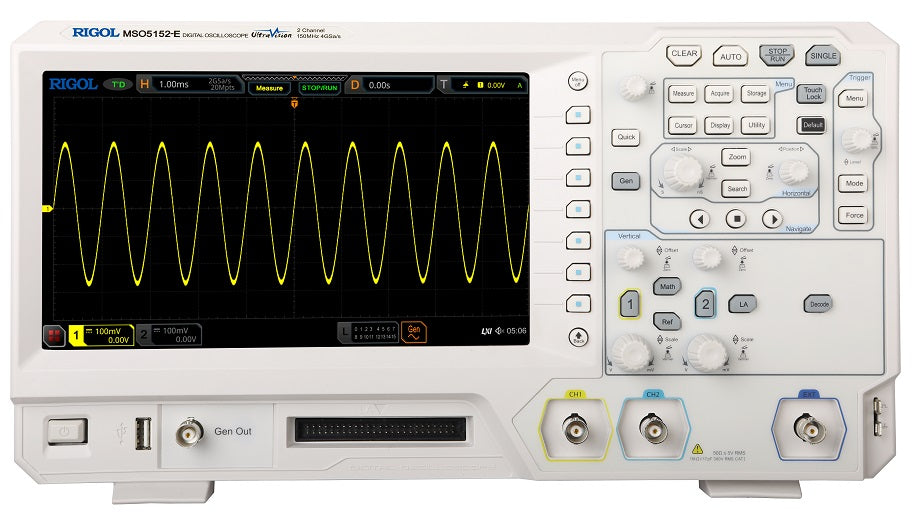 MSO5152E Rigol Mixed Signal Oscilloscope New