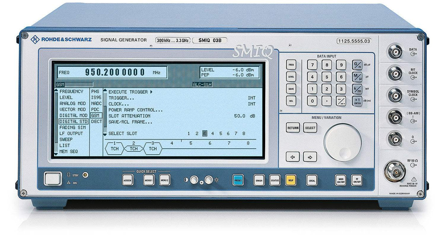 SMIQ03B Rohde & Schwarz RF Generator Used