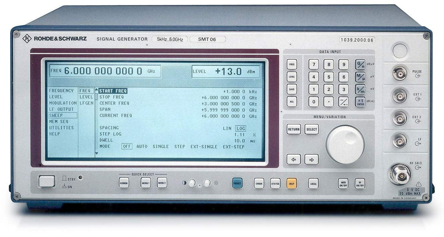 SMT06 Rohde & Schwarz RF Generator Used