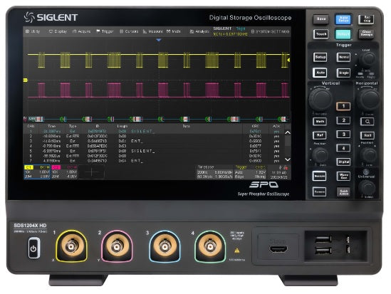 SDS1204X HD Siglent Digital Oscilloscope