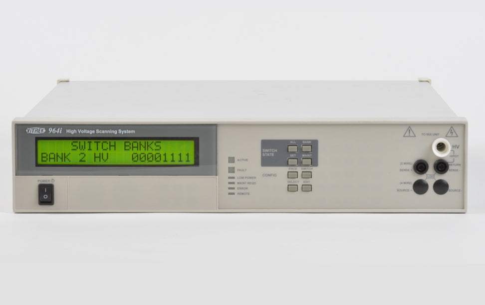 Vitrek 964i-8X2MX High Voltage Switching System, Pre-built with 2x 7KV 8-Channel Cards and Hipot/Cont Mux Card