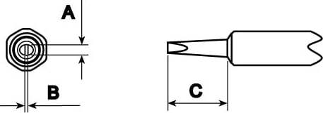 NT6 Weller Soldering Tip New