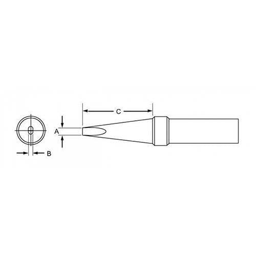 PTB8 Weller Soldering Tip