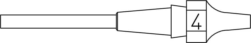 T0051326299 Weller Desoldering Nozzle