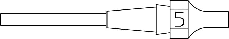 T0051326399 Weller Desoldering Nozzle