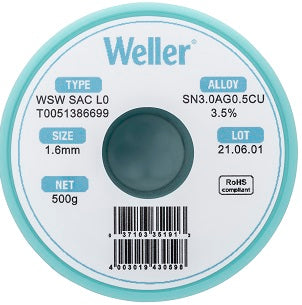 T0051386699 Weller Wire Solder